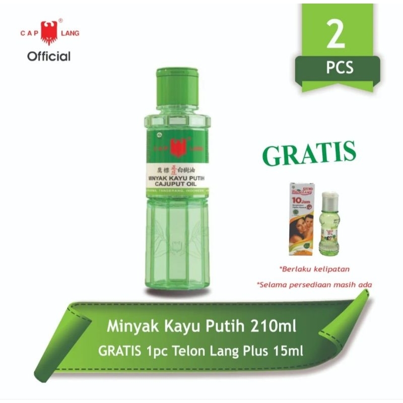 Jual Minyak Kayu Putih Cap Lang 210 Ml Shopee Indonesia