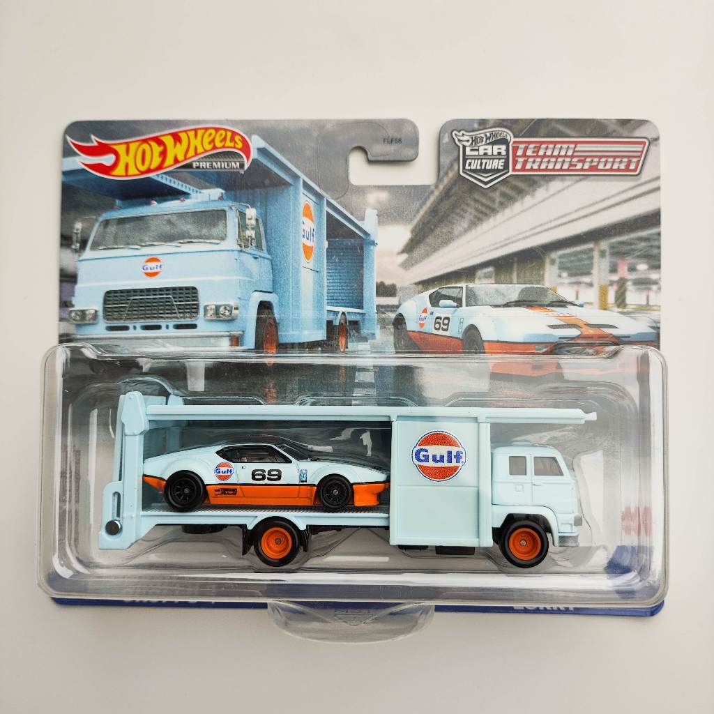 Jual Hot Wheels HW Car Culture Team Transports Gulf De Tomaso Pantera ...