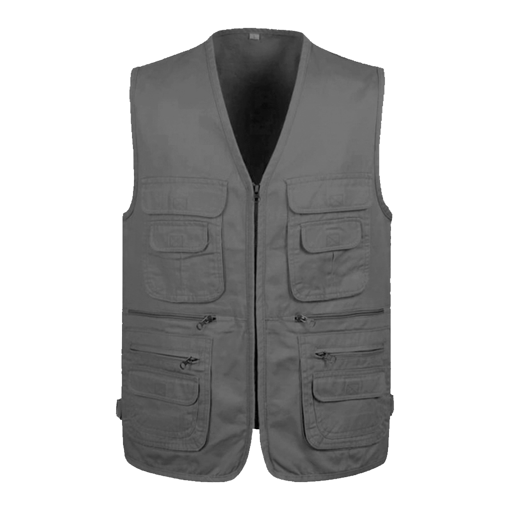 Jual (COSTUM BORDIR) Vest Jaket Rompi Pria/Wanita Casual Tactical Cargo