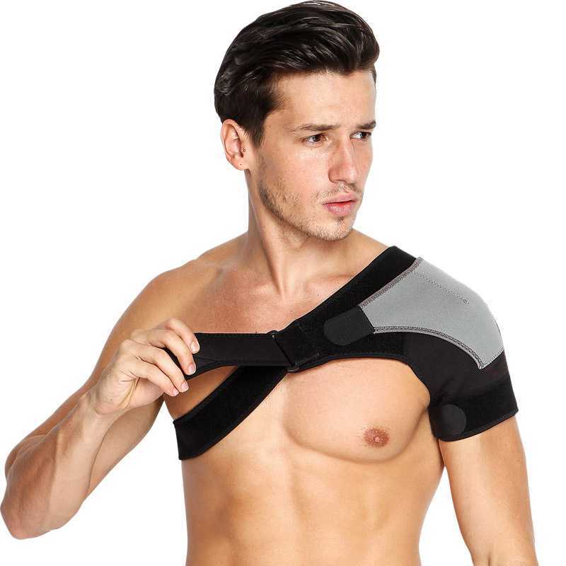 Jual Shoulder Support Brace Guard Wrap Belt Fitness HJ1697 Shopee