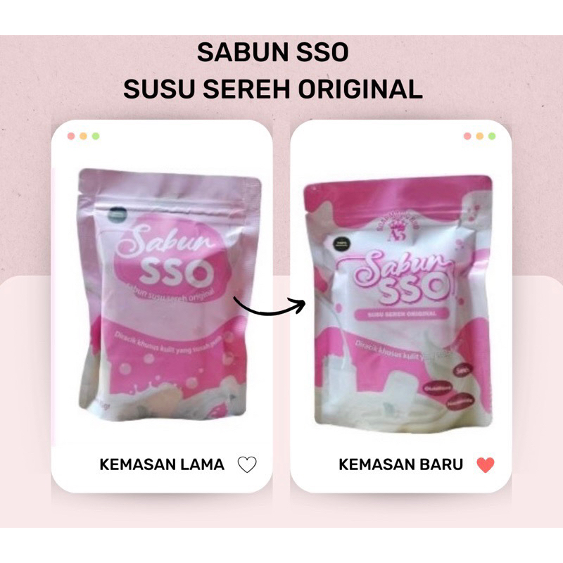 SABUN SSO (SUSU SEREH ORIGINAL) VIRAL AMAN BPOM