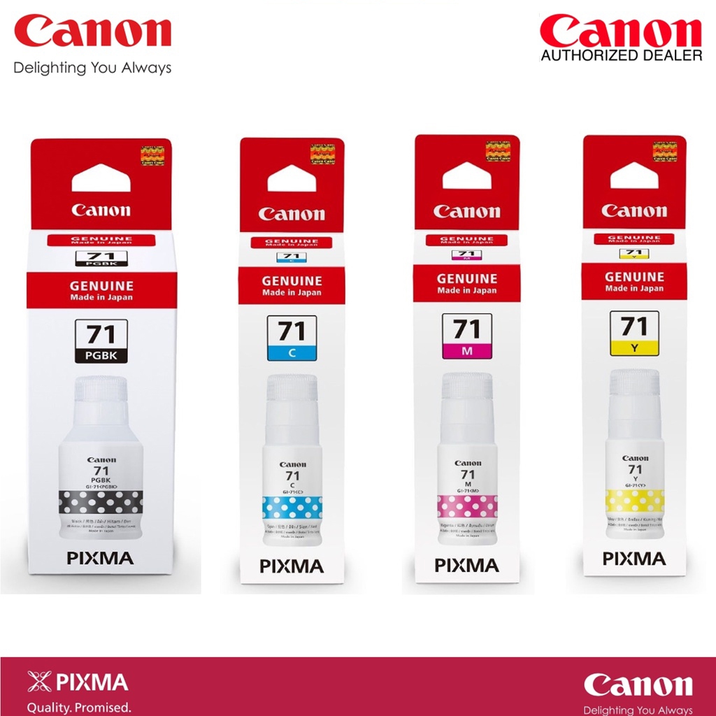 Jual Tinta Canon Pixma Gi Black Cyan Magenta Yellow G G G G Original Shopee