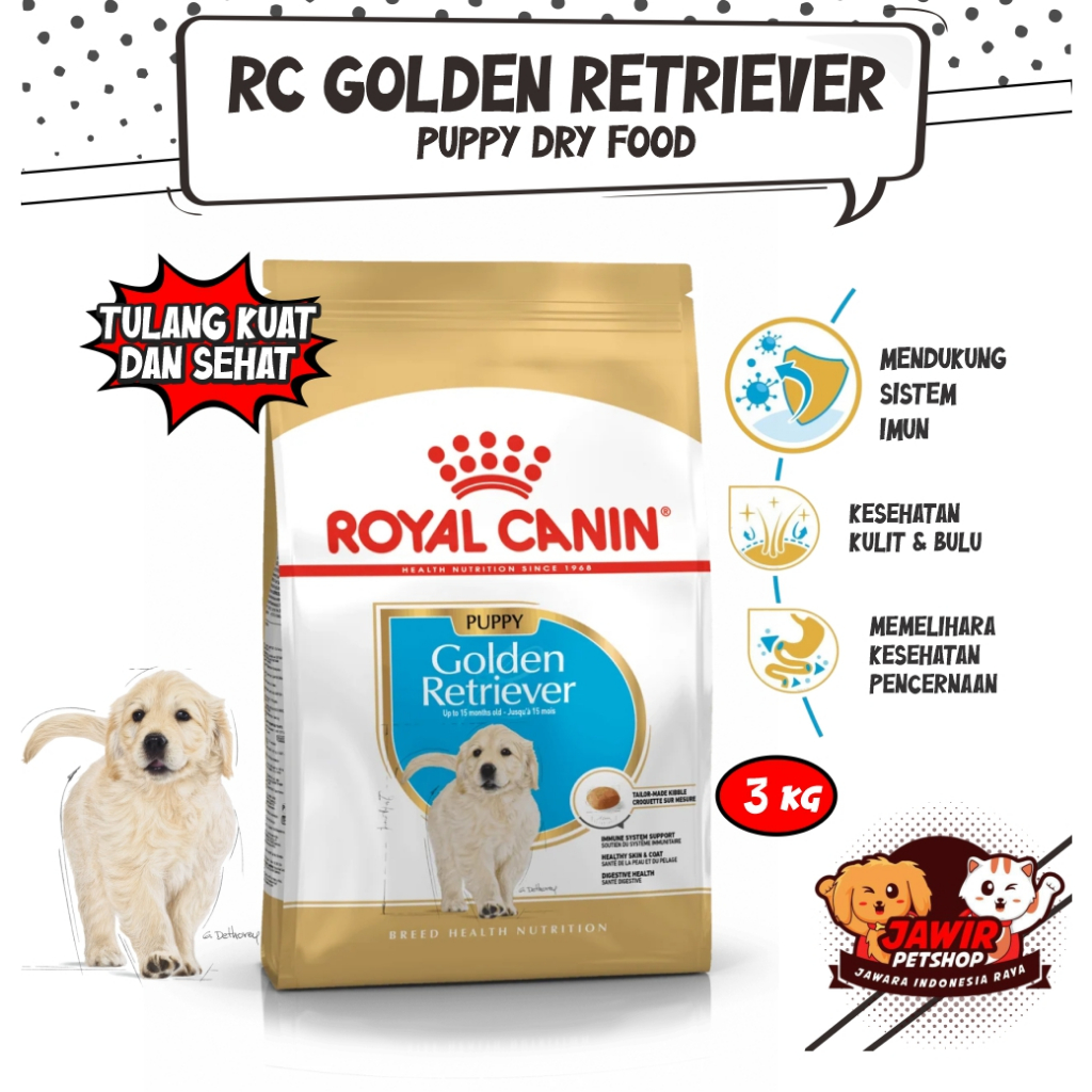 Dog food store untuk golden retriever