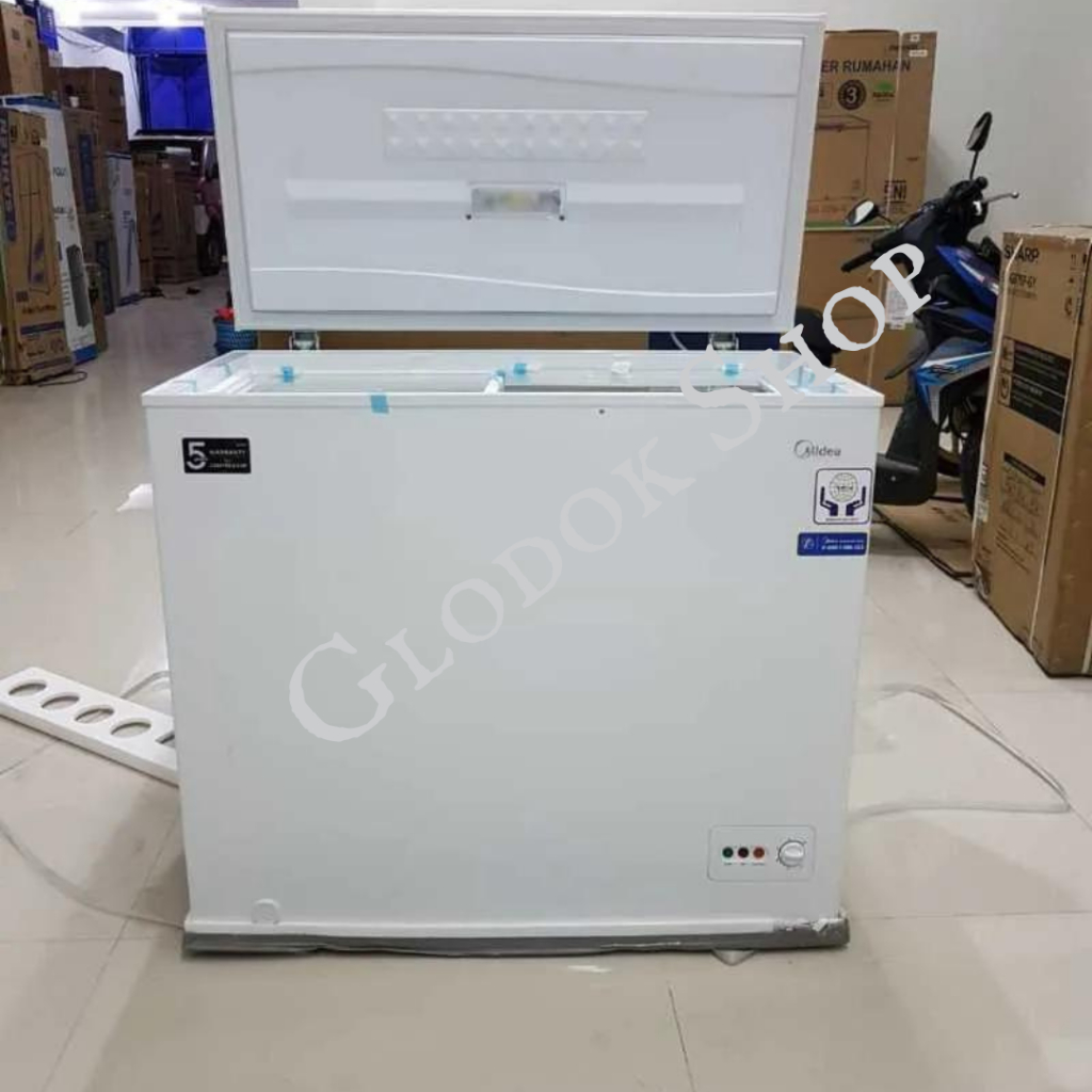 Jual MIDEA HS390CK CHEST FREEZER MIDEA 300 LITER BATAM Shopee Indonesia