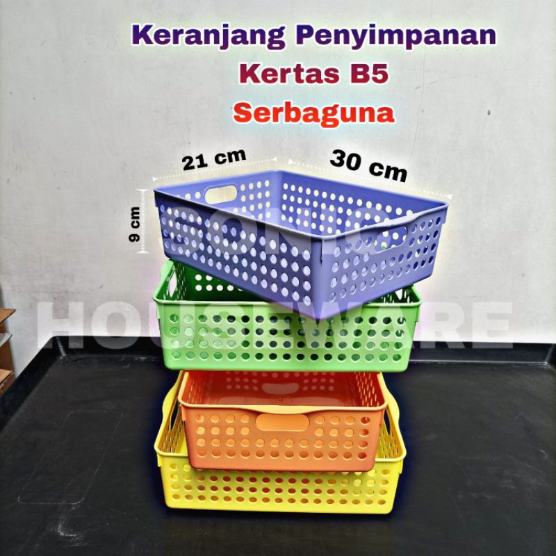 Jual Keranjang Tempat Wadah Penyimpanan Kotak Basket Stock Basket Surat ...