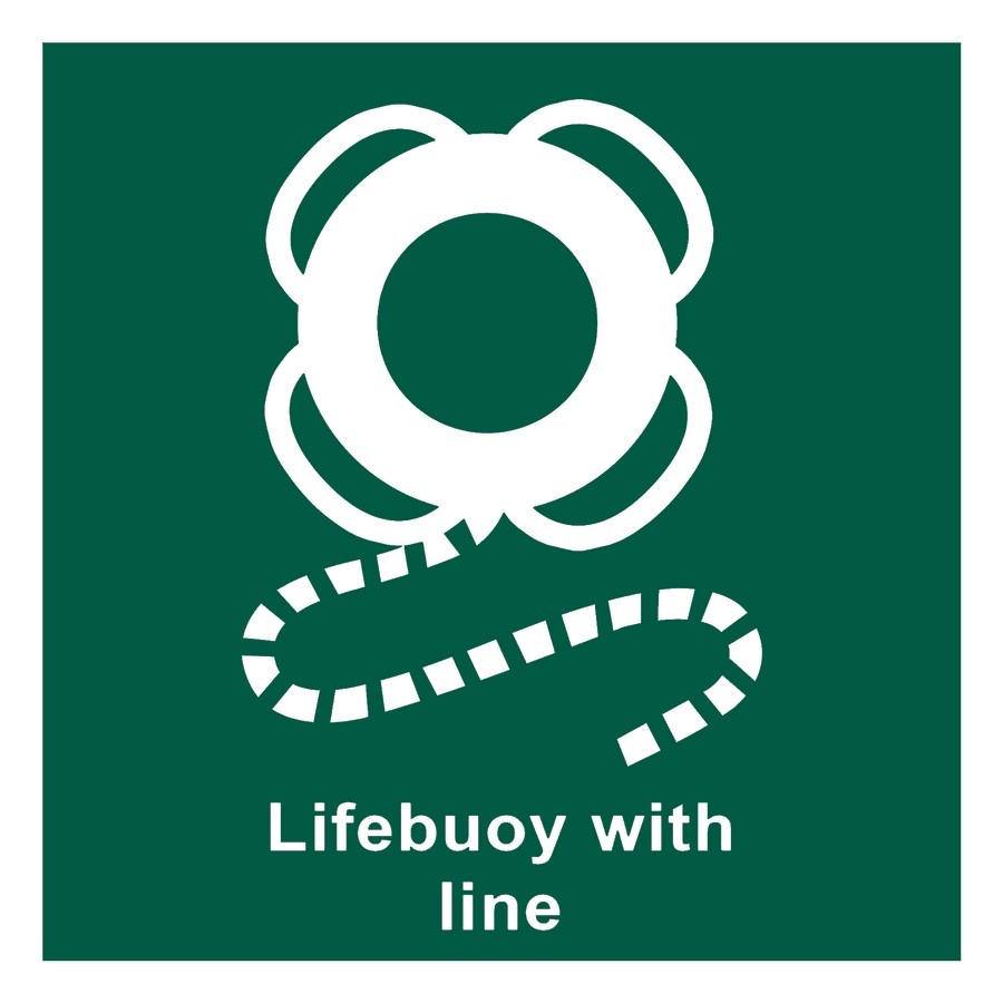 Jual Sticker Safety Sign Imo Perkapalan Lifebuoy With Line 15x15