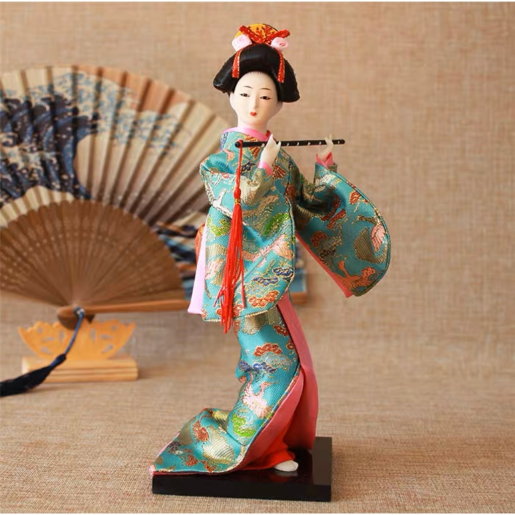 Jual Japanese Doll Patung Pajangan Boneka Geisha Jepang Hiasan Koleksi Dekorasi Hadiah