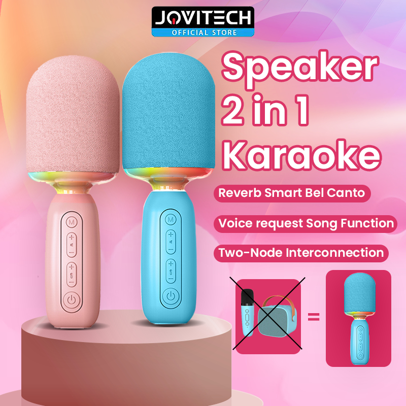 Jual Jovitech Wireless Karaoke Microphone Bluetooth Speaker In Portable Bloetooth Karaoke