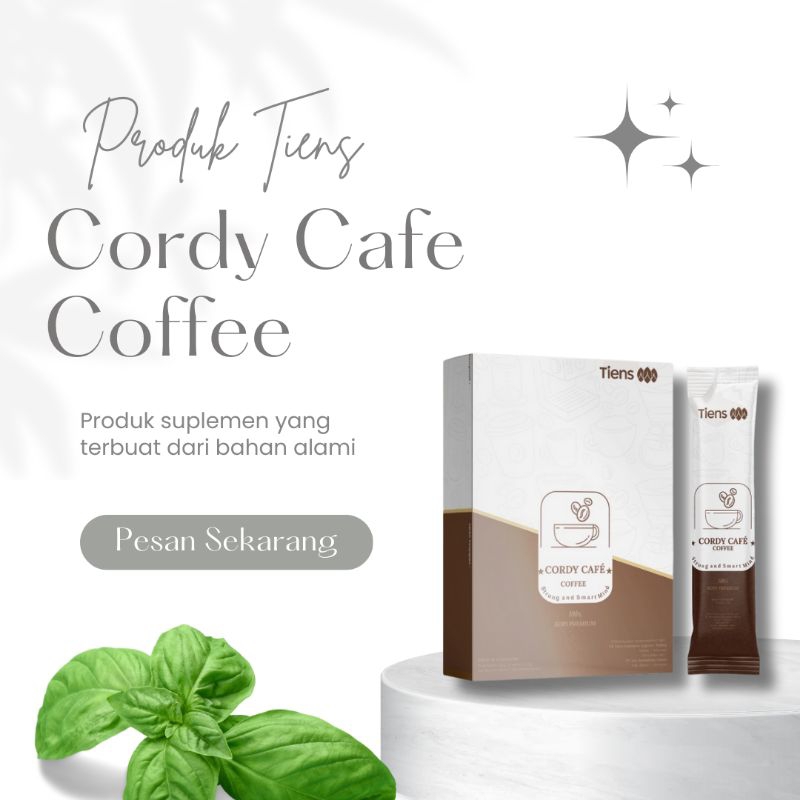 Jual Tiens Cordy Kafe Coffee Kopi Penambah Penguat Stamina Pria Dan Wanita Dewasa Shopee 2599