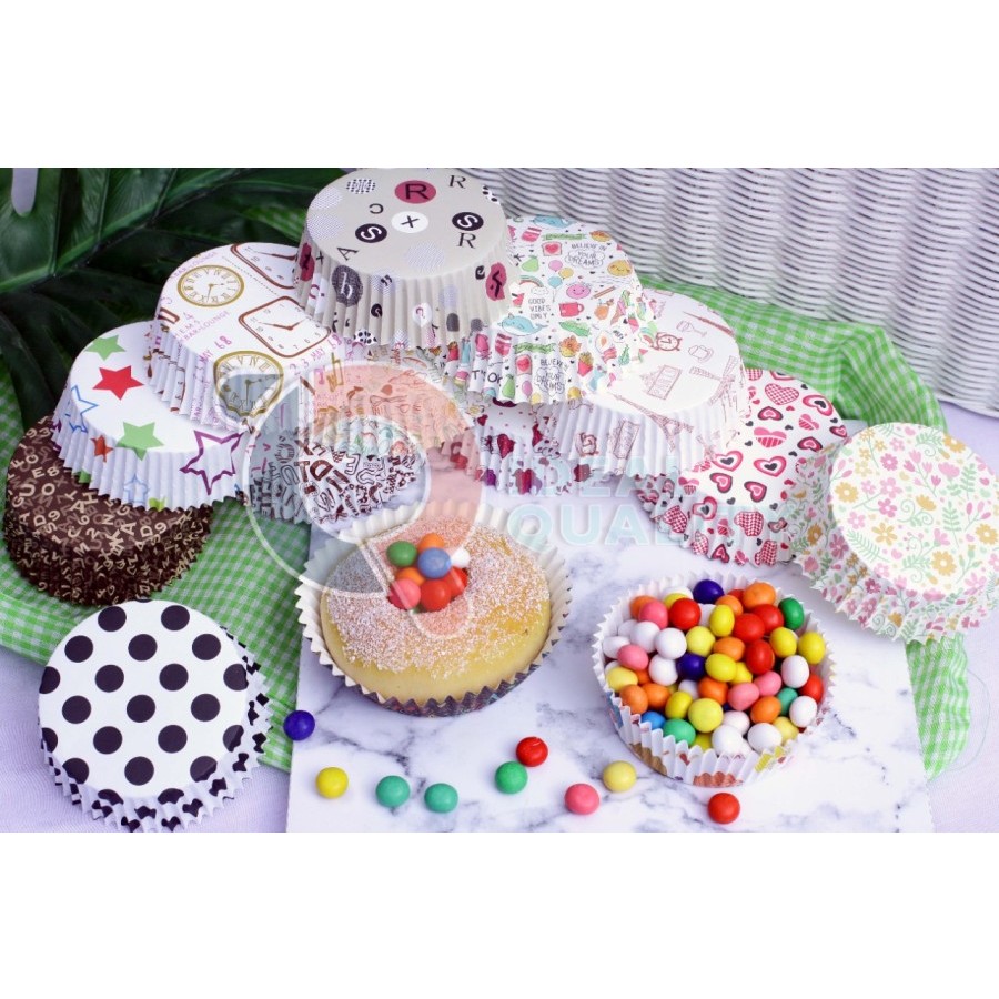 Jual Paper Cup Cake Laminasi Best Fresh / Cup Cake Kertas Roti / Cup ...
