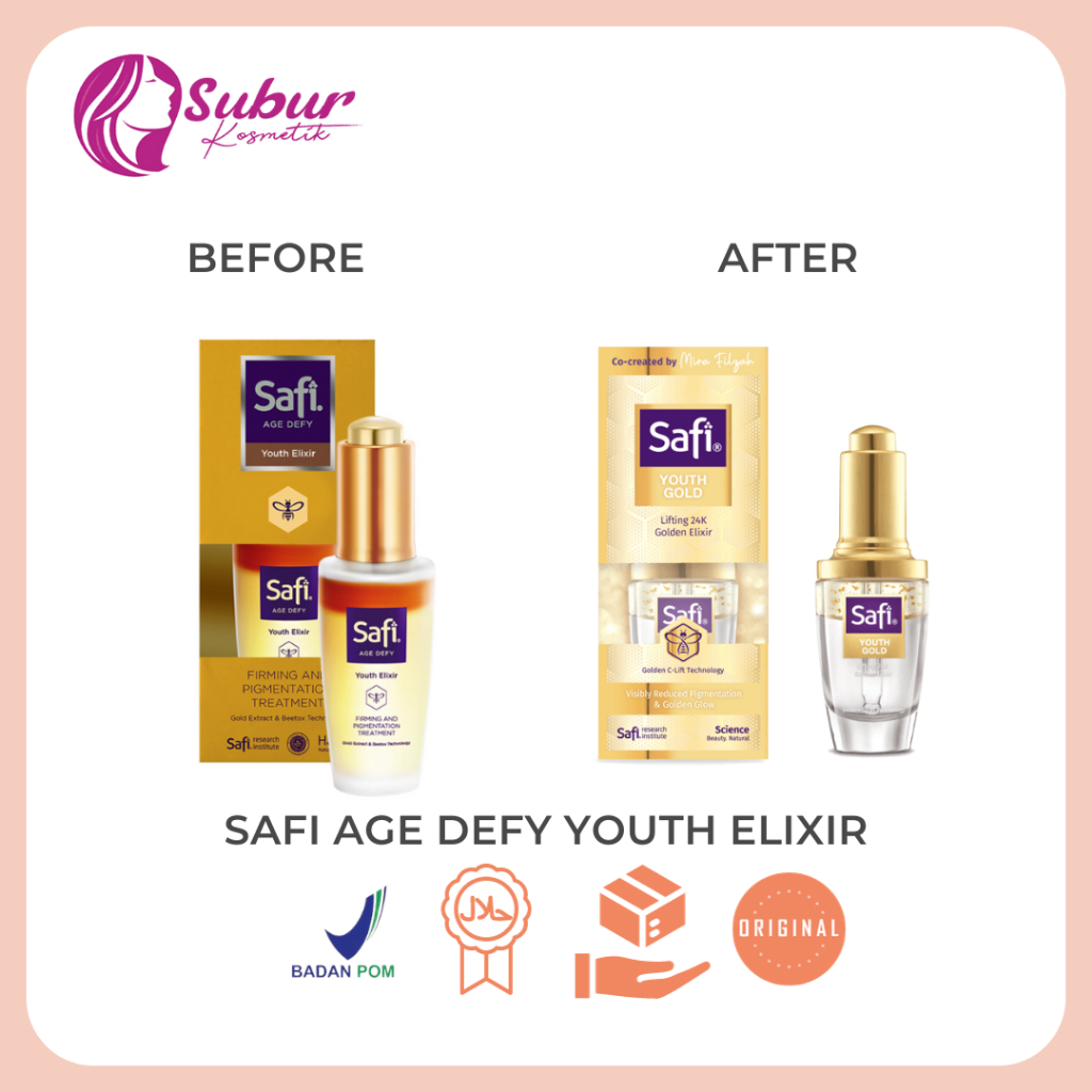 Jual Safi Age Defy Youth Elixir Firming & Pigmentations Treatment 29Ml ...