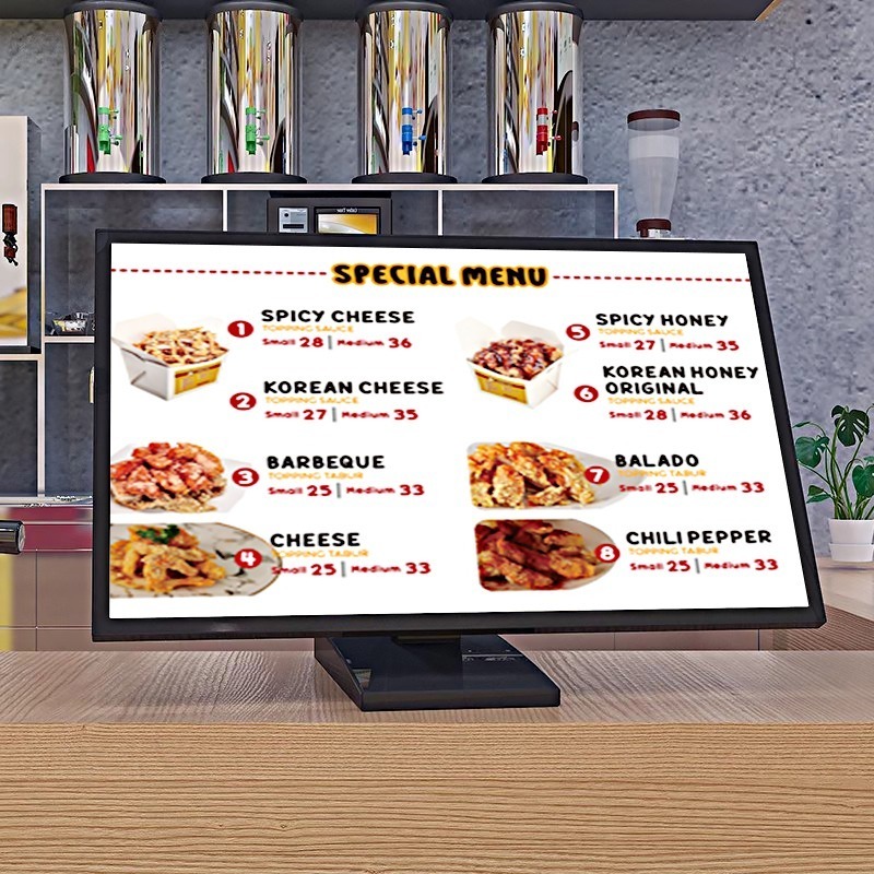 Jual Spin X Table Stand Light Box Menu Display Size 40x50 40x60 50x70