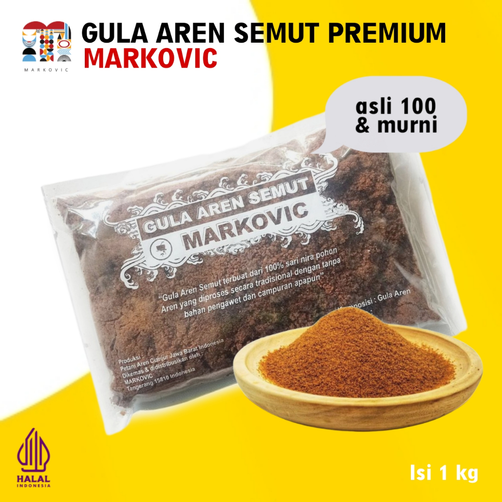 Jual Gula Aren Semut Premium 1 Kg Brown Sugar Powder Gula Palm Bubuk Shopee Indonesia 0878