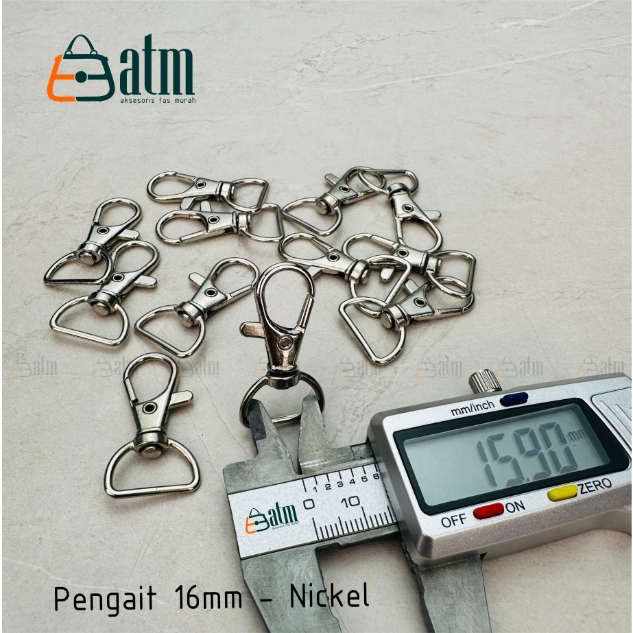 Jual Kait Tas / Kew Kew / Cantolan Murah 16mm Harga per Lusin | Shopee ...