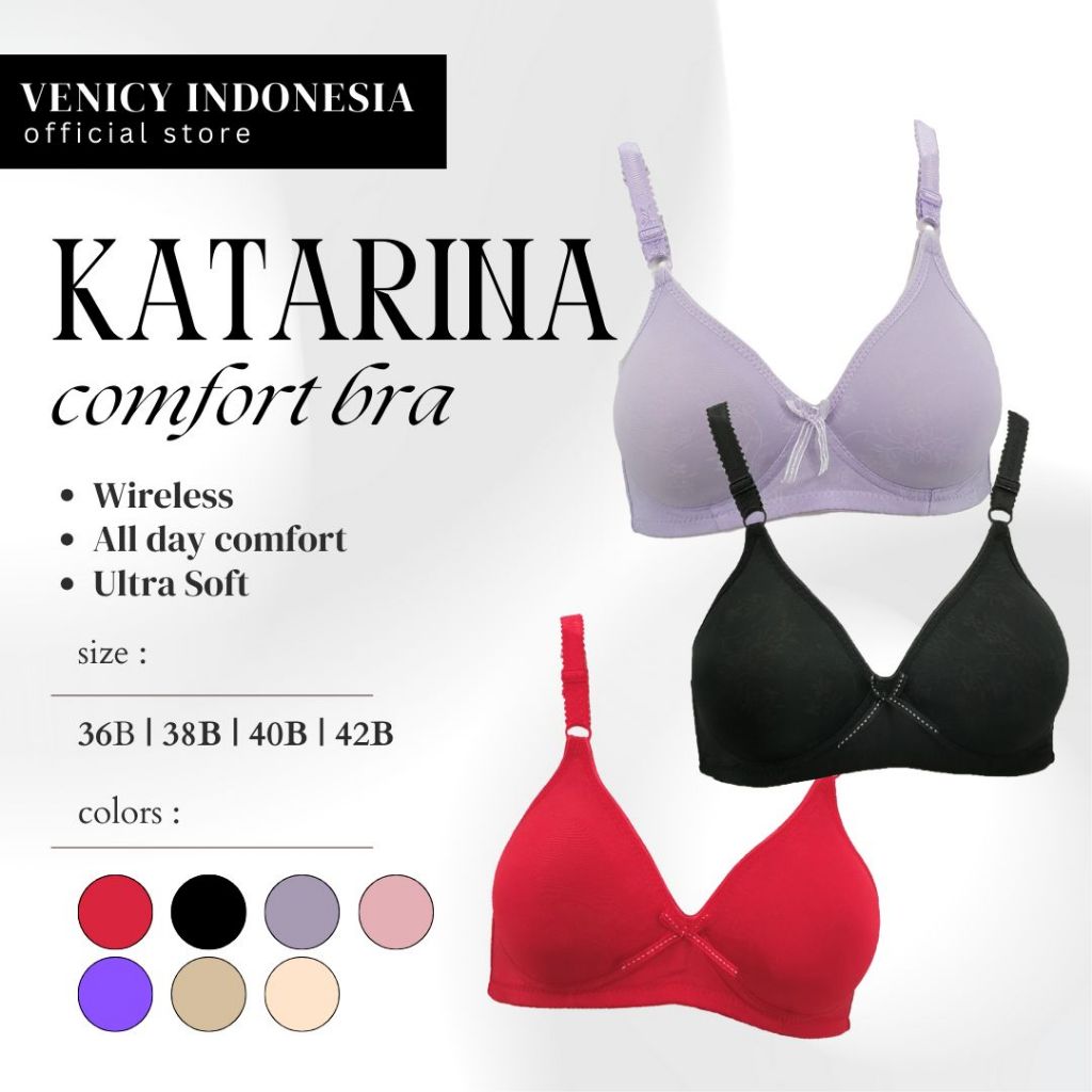 Jual VENICY Katarina Wireless Comfort Bra Shopee Indonesia