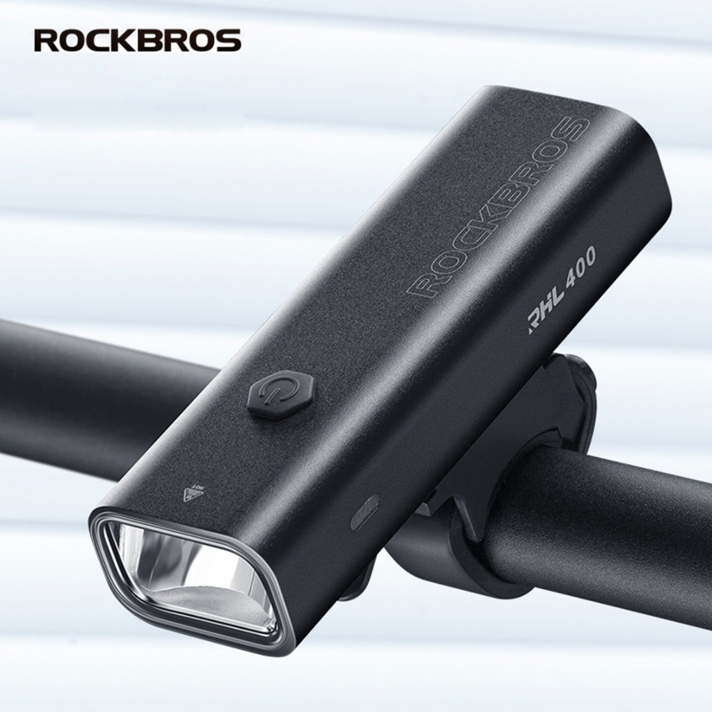 Jual Rockbros RHL 400 Lampu Depan Sepeda Lumens Bicycle Headlamp IPX6 ...
