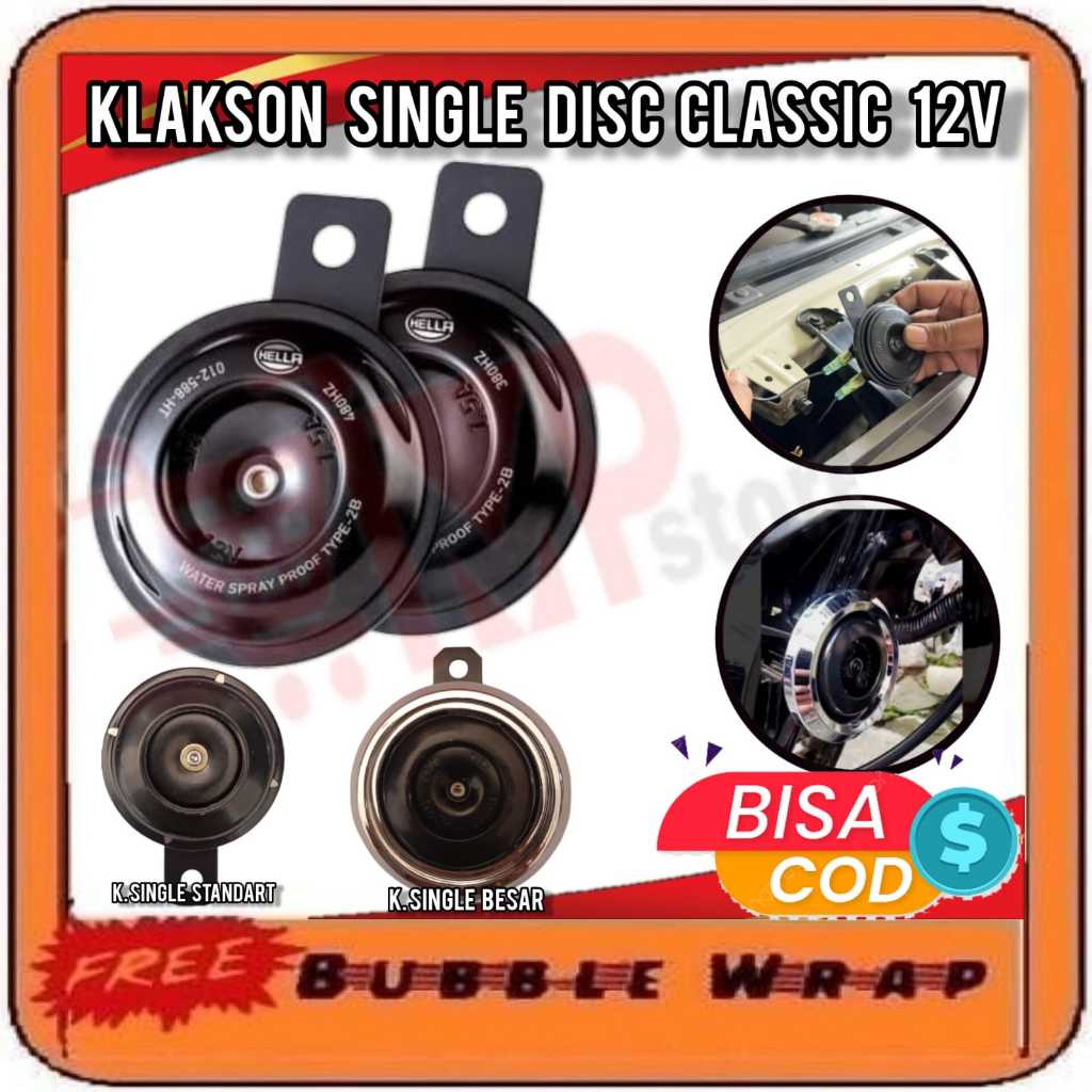 Jual Klakson Motor Suara Mobil Hella Klakson Hella Disc Satuan Suara