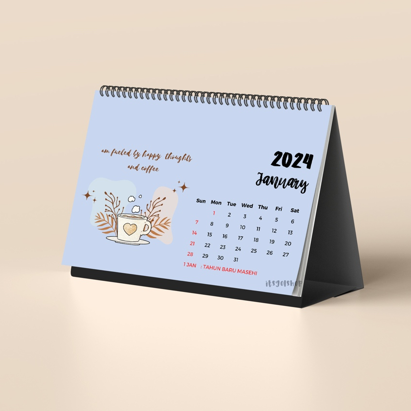 Jual KALENDER MEJA CUSTOM / KALENDER DUDUK CUSTOM | Shopee Indonesia