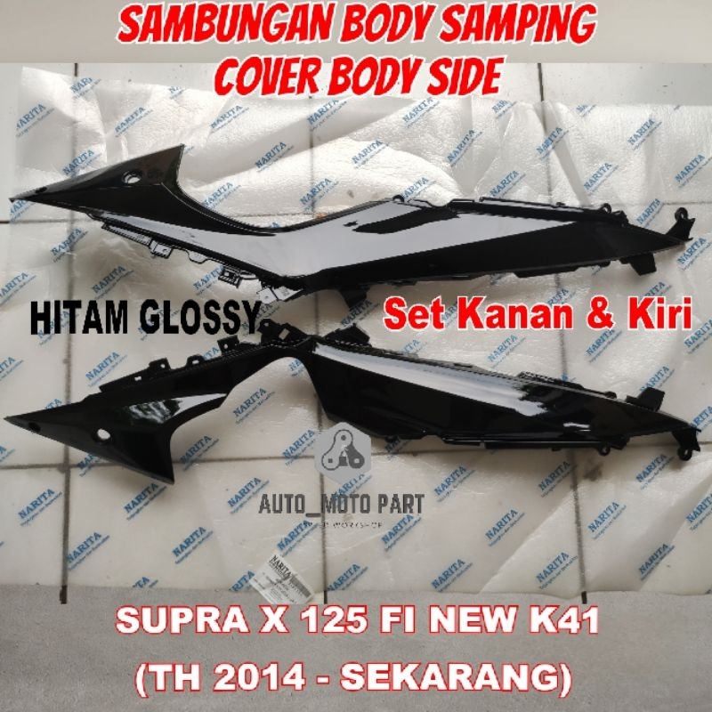 Jual cover R L side sambungan body samping supra x 125 fi injeksi k41 ...