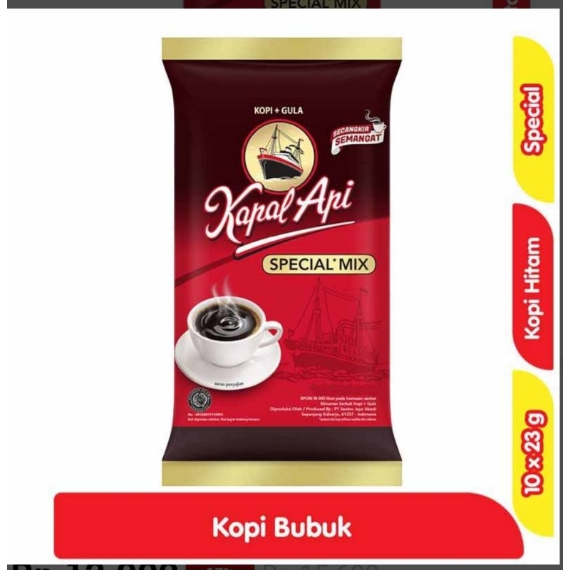 Jual Kapal Api Special Mix 10 saset Produk Lokal 66 | Shopee Indonesia