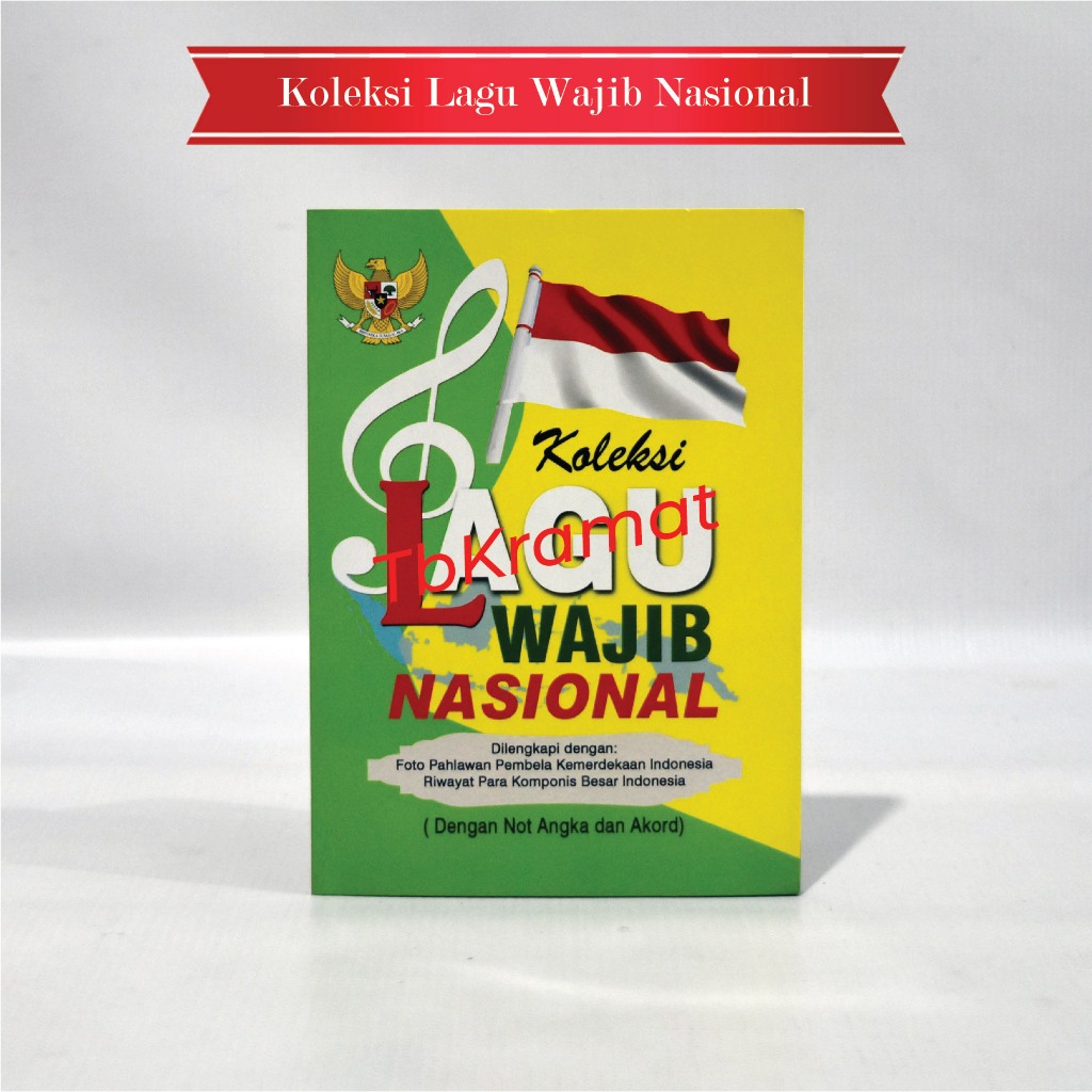 Jual Koleksi Lagu Wajib Nasional Kertas Cd Dilengkapi Foto Pahlawan