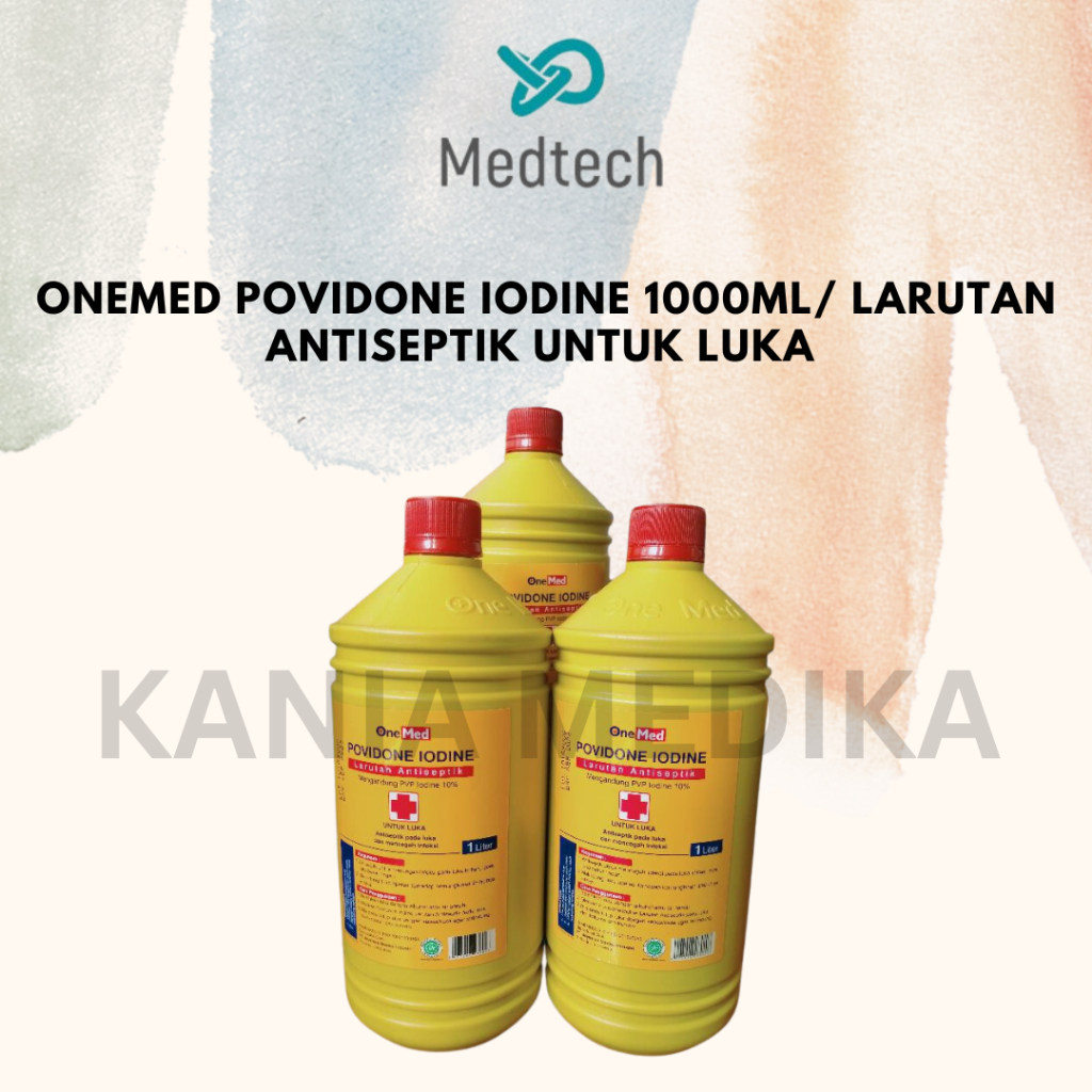 Jual Onemed Povidone Iodine Liter Larutan Antiseptik Untuk Luka Ml Shopee Indonesia