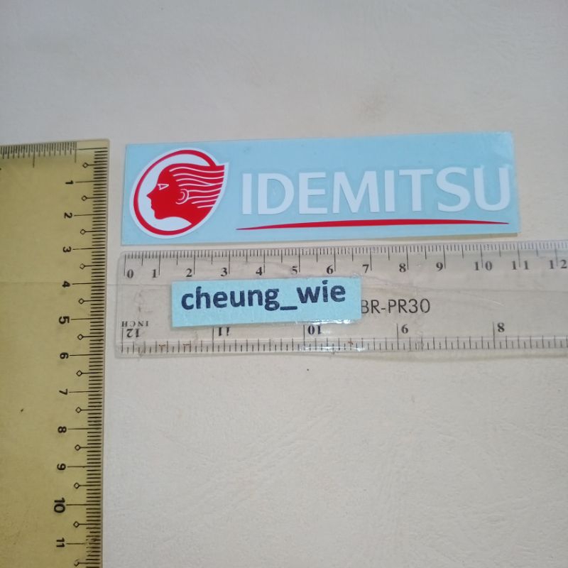 Jual stiker idemitsu cutting putih Harga Satuan 1bh | Shopee Indonesia