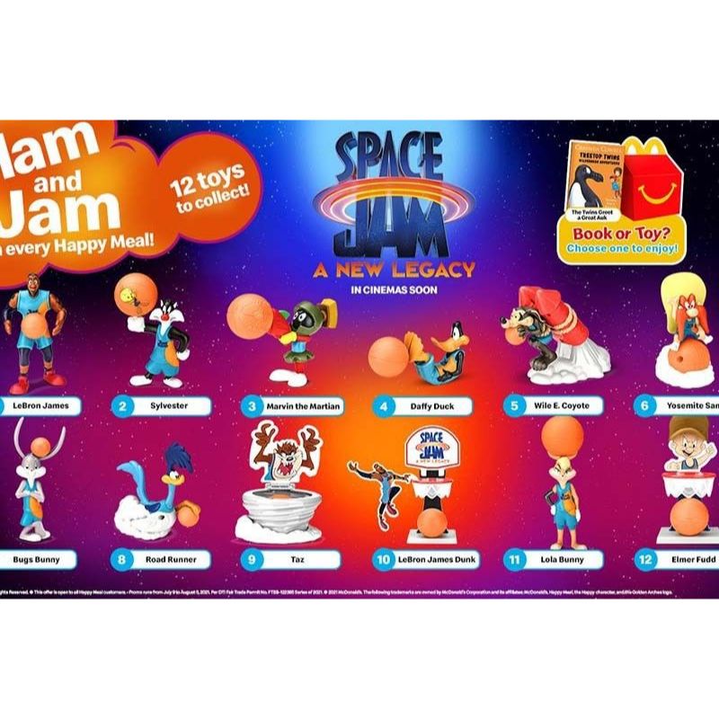 Jual Happy Meal McDonald Space Jam the new legacy | Shopee Indonesia