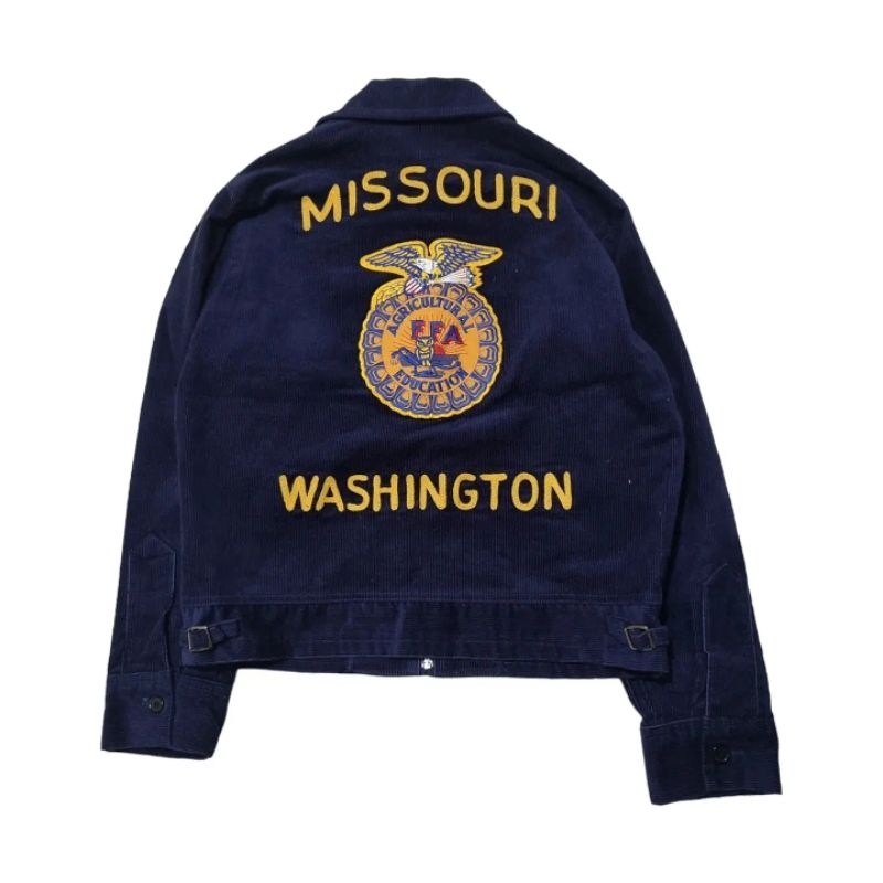 Jual 1980s USA Vintage FFA Future Farmers Of America Jacket Missouri washington Shopee Indonesia