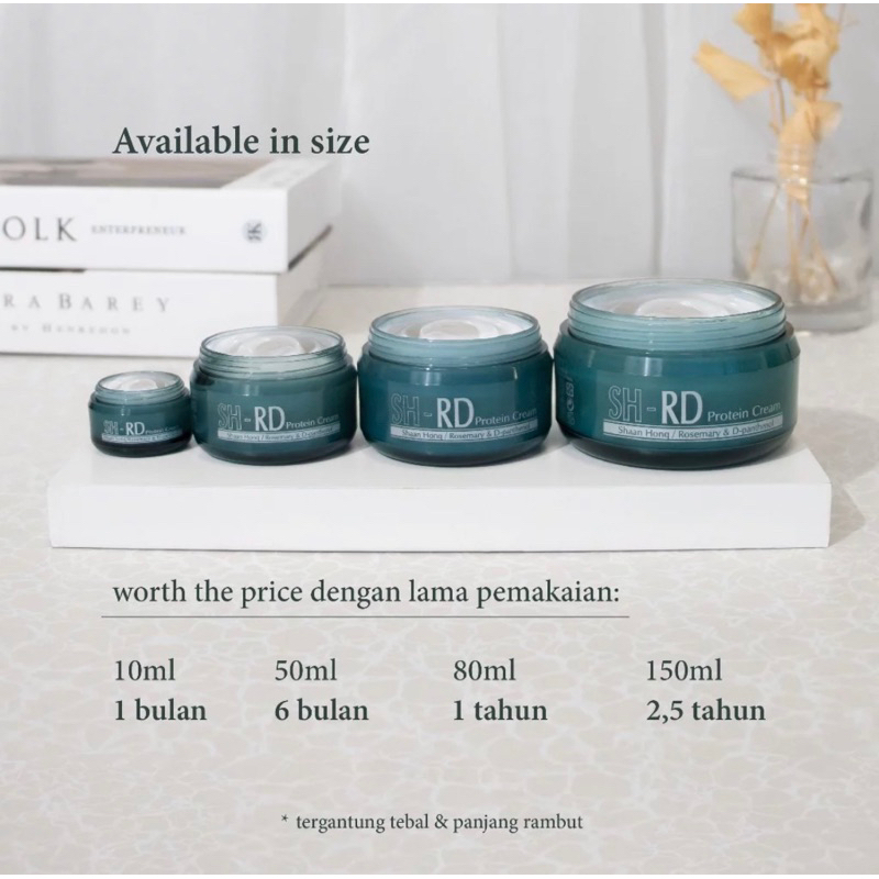 Jual SHRD Protein Cream | Moisturizer & Vitamin Rambut | Shopee Indonesia