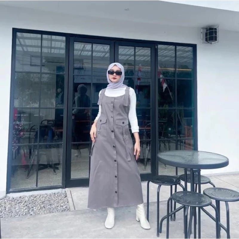 Jual jumsuit cargo wanita overrall cargo rok Jumpsuit rok murah ...