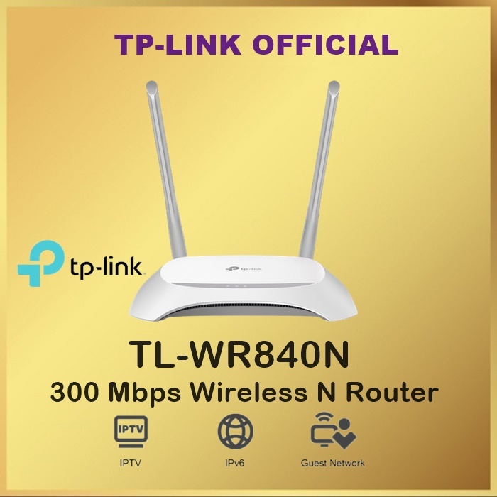 Jual TP-Link TL-WR840N 300Mbps TPLink WiFi Wireless N Router TPLink TL ...