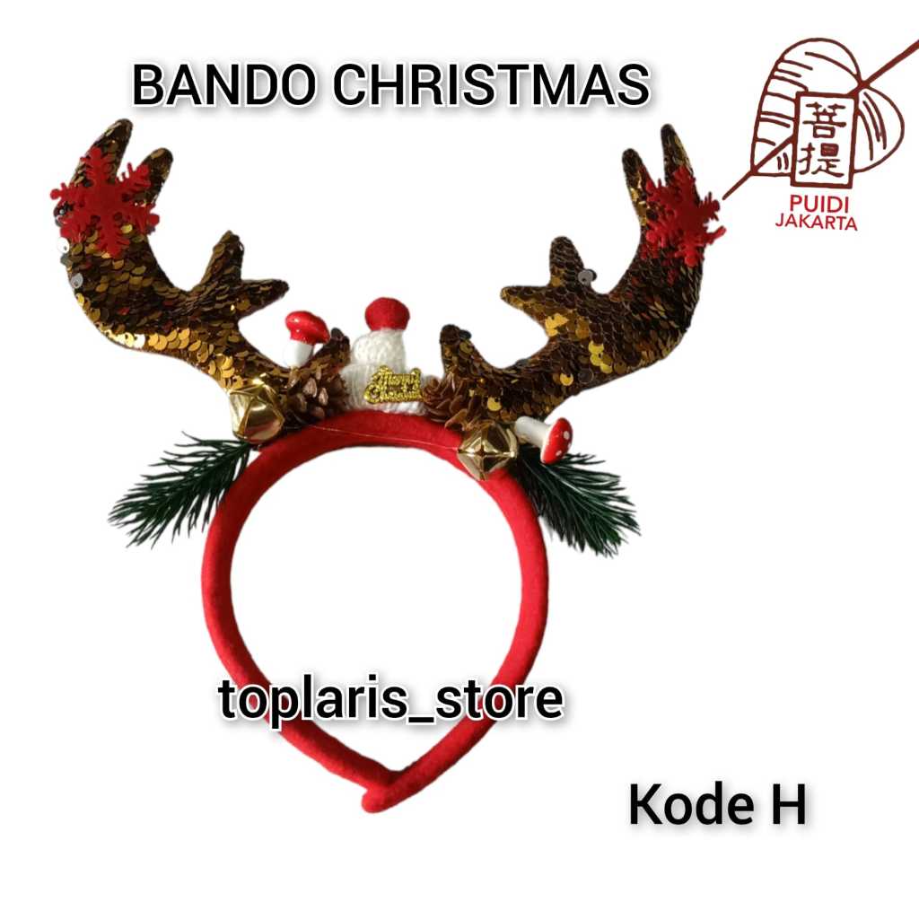 Jual BANDO NATAL / TOPI NATAL / BANDO RUSA / BANDO SANTA | Shopee Indonesia