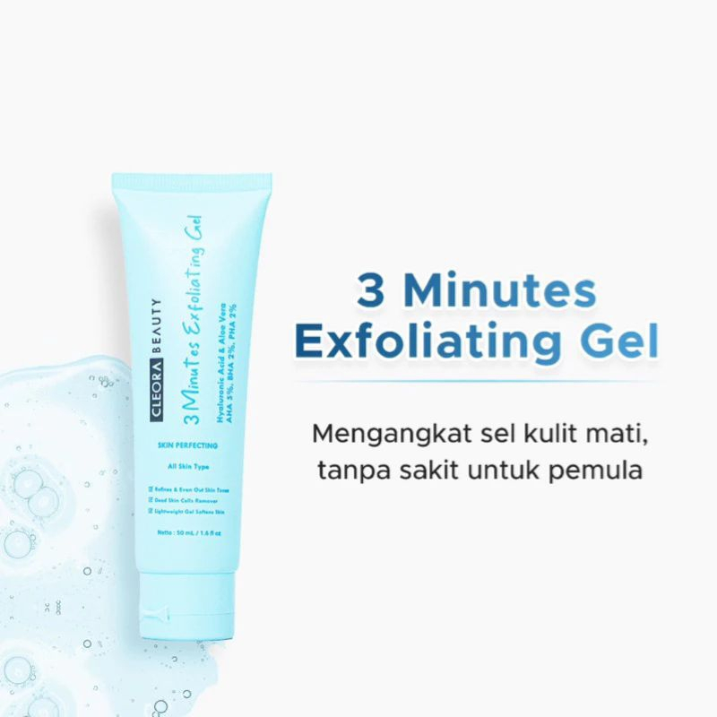 Jual Cleora Exfoliating Gel With AHA BHA PHA 50ml Exfoliasi Wajah
