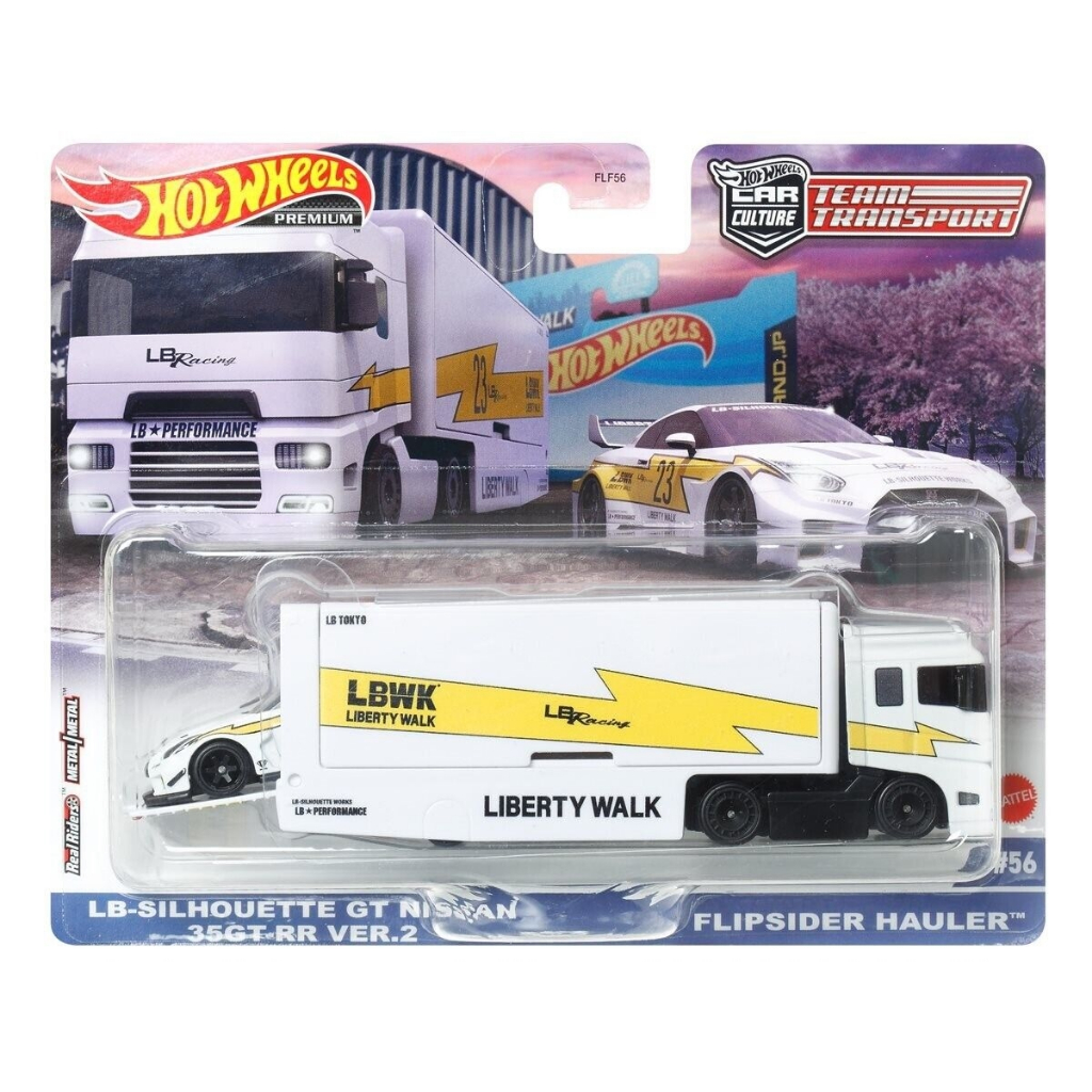 Jual Team Transport Hot Wheels Lbwk Lb Silhouette Nissan Gt Rr Flipsider Hauler Shopee Indonesia