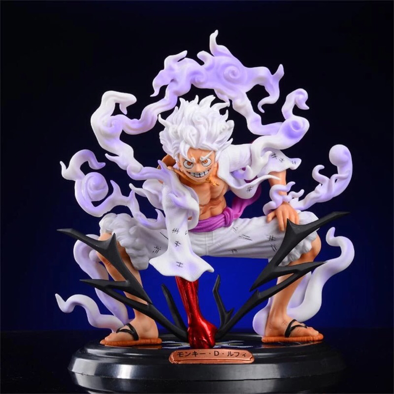 Jual ACTION FIGURE one piece monkey D luffy Gear 5 sun god nika ...