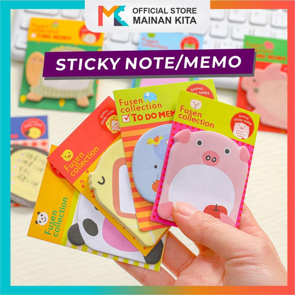 Jual MK604 Sticky Notes Tempelan Kertas Catatan Memo Note 8 x 5.4 ...