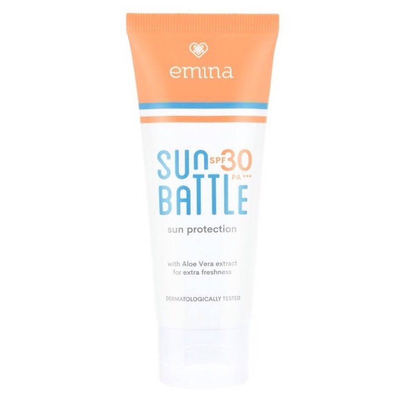 Jual EMINA Sun Protection SPF 30 PA++ 60ml Sun Battle SPF 45 30