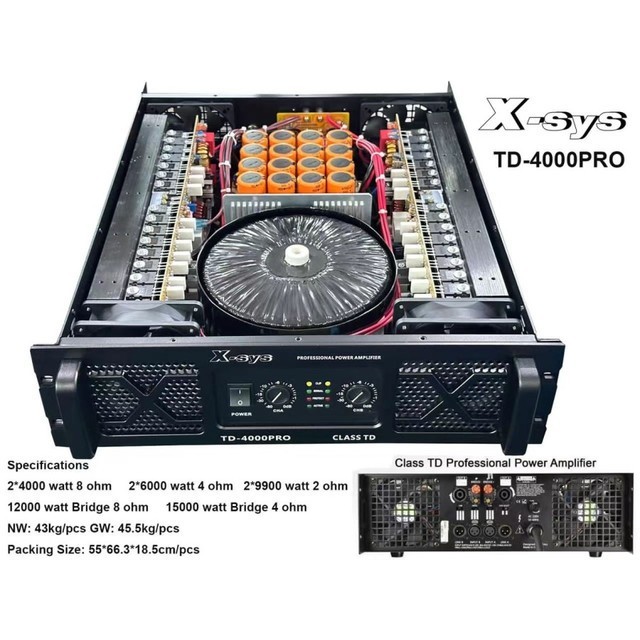 Jual XSYS TD4000 Pro Power Amplifier TD-4000 TD 4000 PRO | Shopee Indonesia