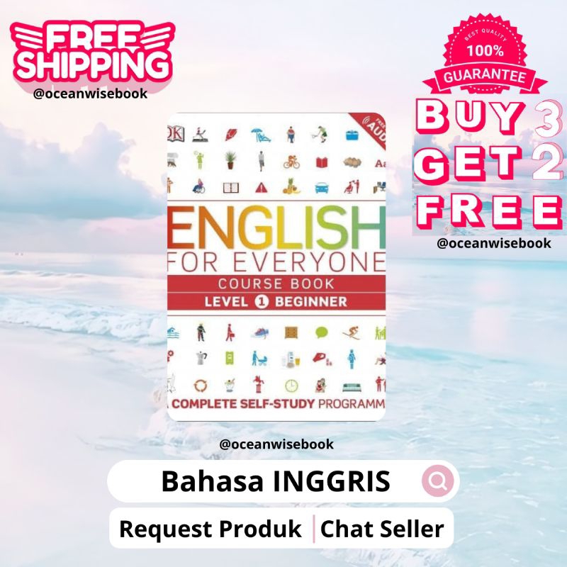 Jual English For Everyone Level 1 Beginner Course Book Shopee
