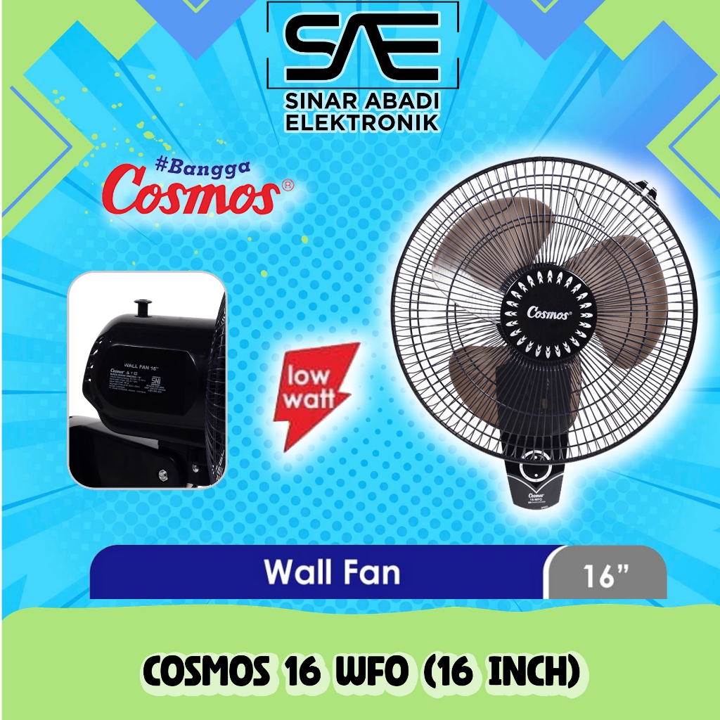 Jual [COD] WALL FAN COSMOS / KIPAS ANGIN 16 WFO / 16-WFO / 16 WF AK (16 ...