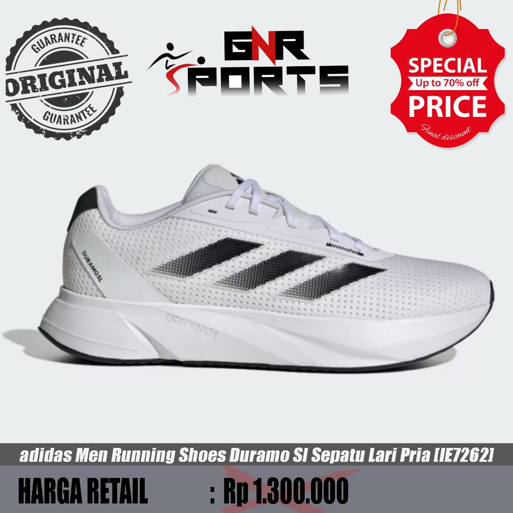 Jual adidas Men Running Shoes Duramo Sl Sepatu Lari Pria [IE7262