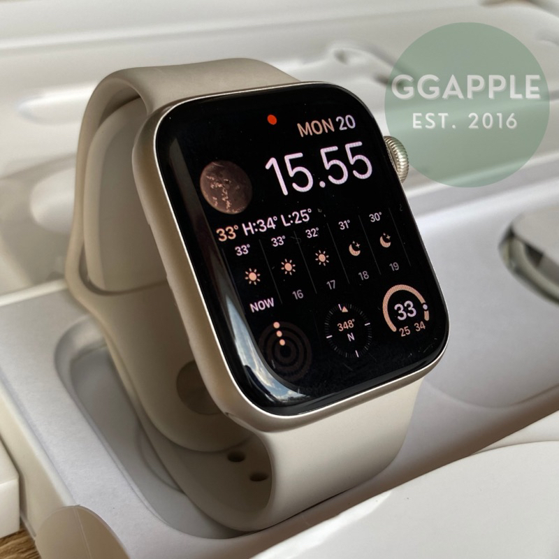 Jual Apple Watch SE 44mm Gen 2 Starlight Garansi 2024 Fullset Original
