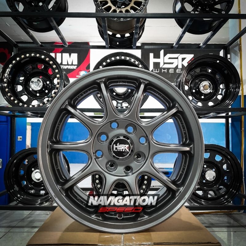 Jual Velg Racing Hsr Terbaru Hsr Fe03 Ring 14 Brio Avanza Kijang Calya ...