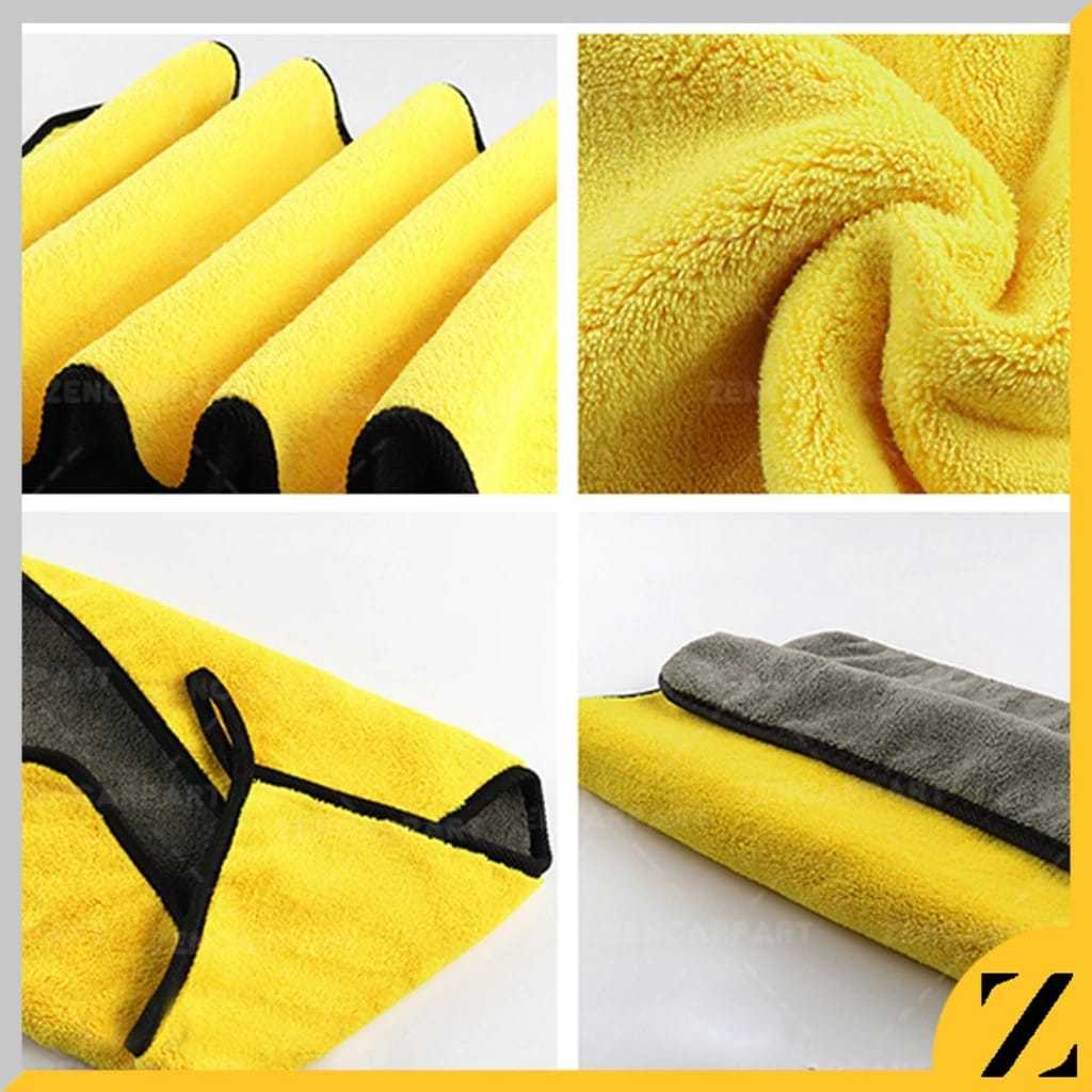 Jual TU10 Kain Lap Microfiber 30x30 30x40 30x60 Jumbo Tebal Warna ...