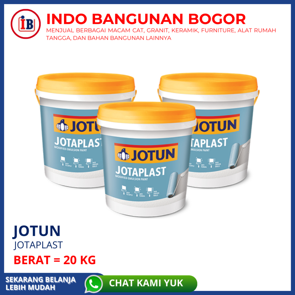 Jual Jotun Jotaplast Pail 20kgcat Tembok Interior Jotaplast Shopee Indonesia 5401