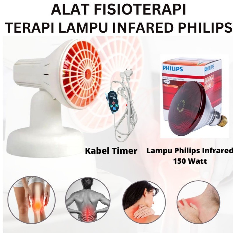 Jual Lampu Terapi Infrared Therapy Infra Merah 150 Watt Alat Infrared ...