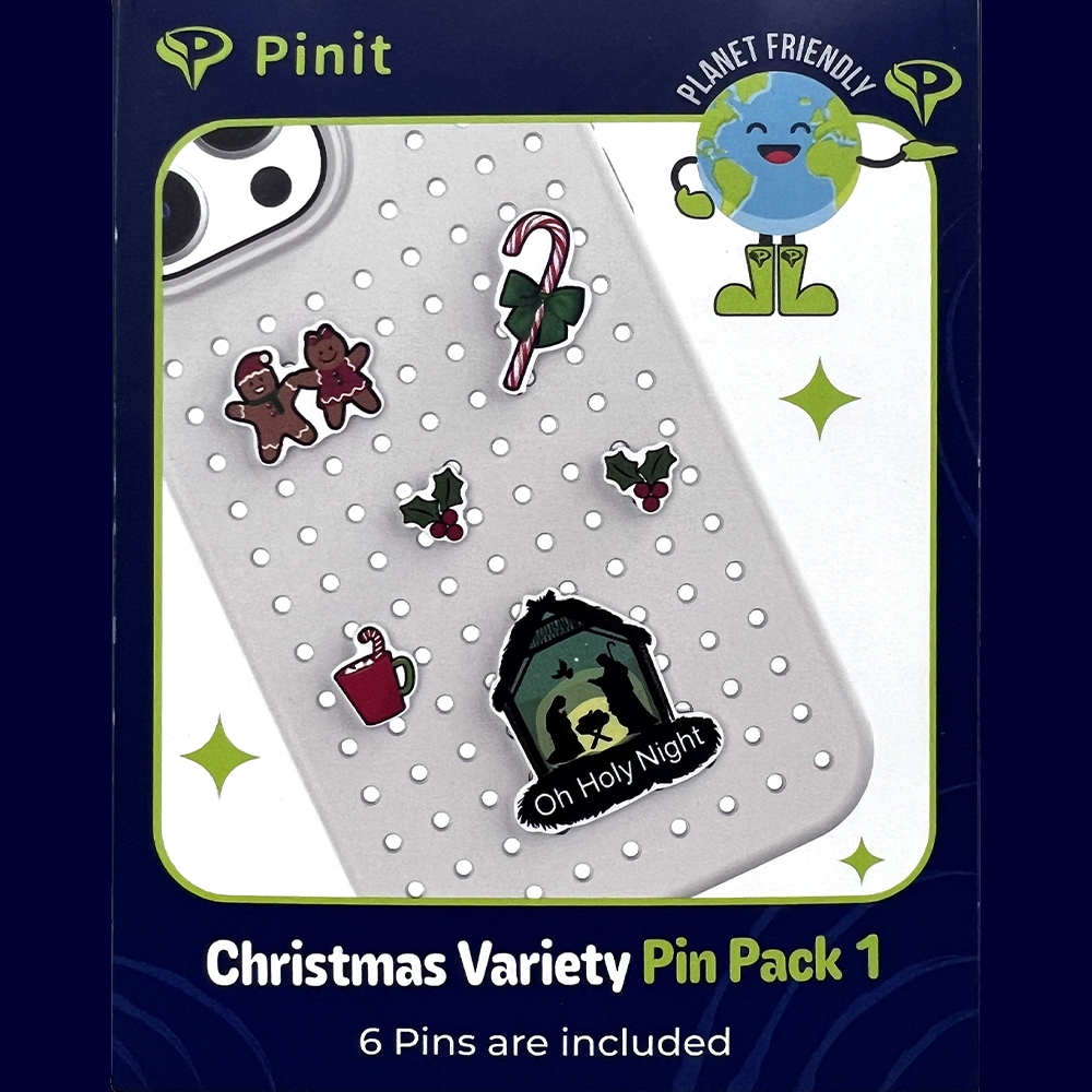 Jual Pinit Christmas Pin Pack 1 with 6 Pins for Decorate and Custom ...