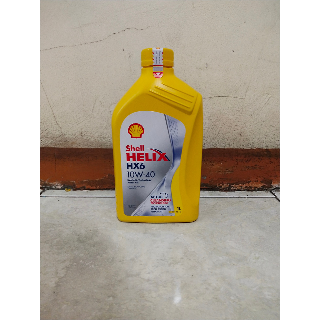 Jual Oli Mesin Shell Helix Hx 6 Hx6 10W-40 1L - 1 Liter | Shopee Indonesia