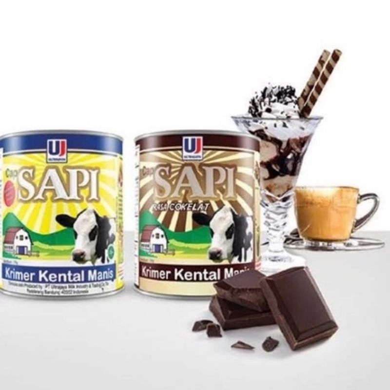 Jual Ultrajaya Cap Sapi 375 gr Krimer kental manis|Susu kaleng SKM ...
